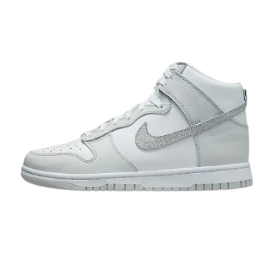 Nike -  Dunk High - White / Photon Dust / Metallic Silver