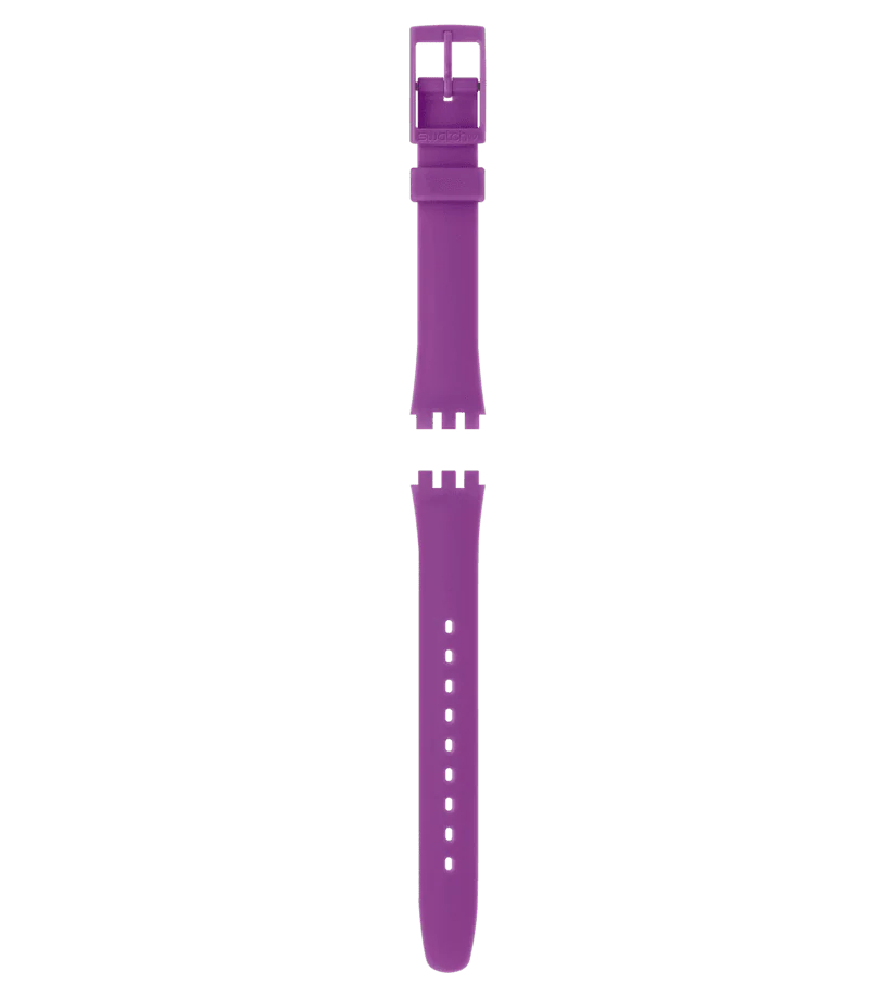 Swatch Lady Purple Silicone Strap - ACLV115C