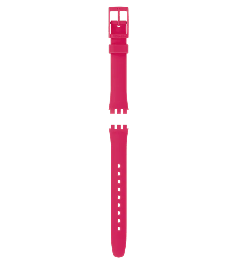 Swatch Lady Pink Silicone Strap - ACLR123C