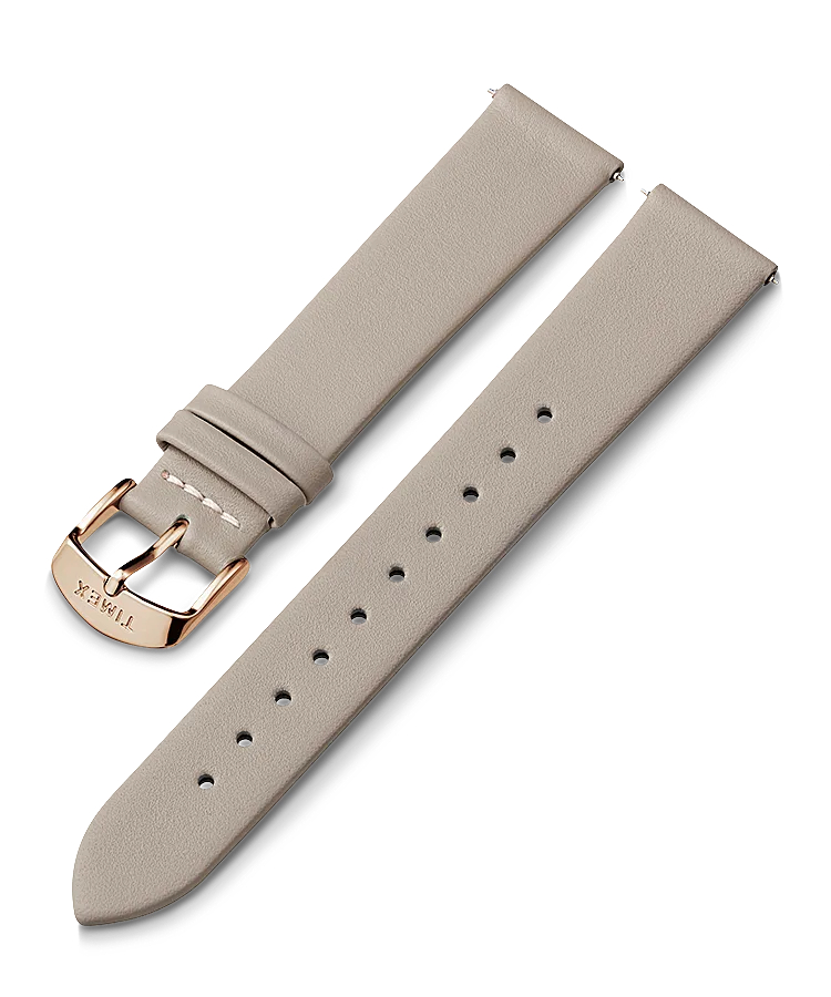 Timex - 20mm Leather Strap Gray - TW7C59200YX
