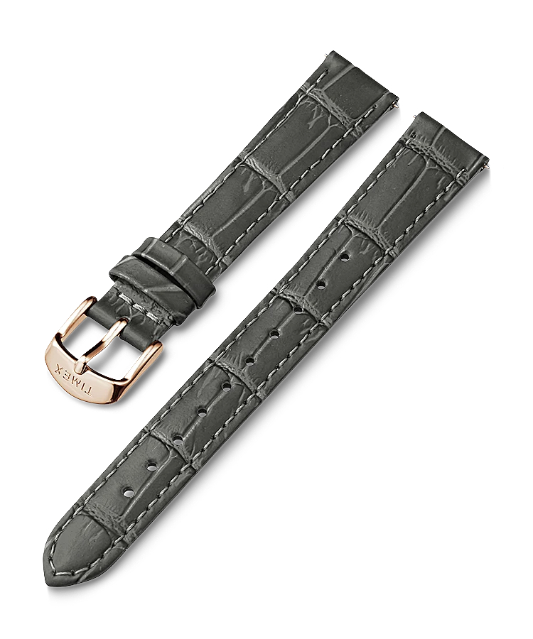 Timex - 16mm Leather Strap Gray - TW7C60600YX