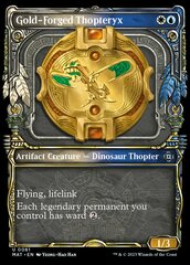 Gold-Forged Thopteryx (0081) (Showcase)