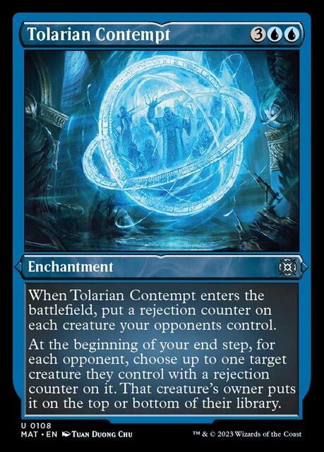 Tolarian Contempt - Foil Etched