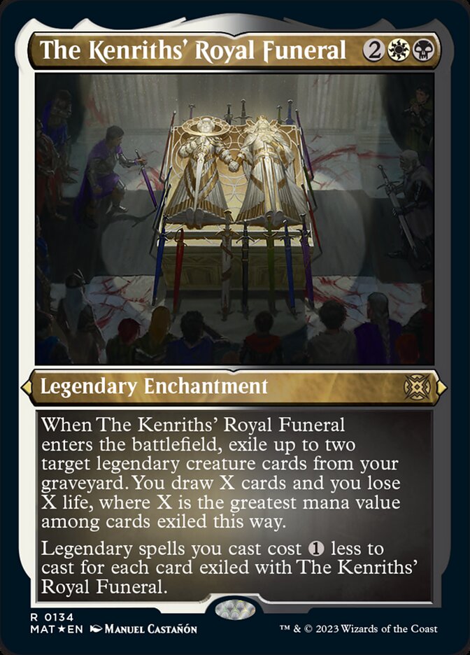 The Kenriths Royal Funeral - Foil Etched