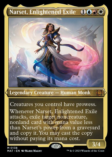 Narset, Enlightened Exile - Foil Etched