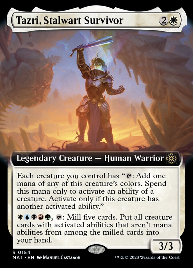 Tazri, Stalwart Survivor - Extended Art