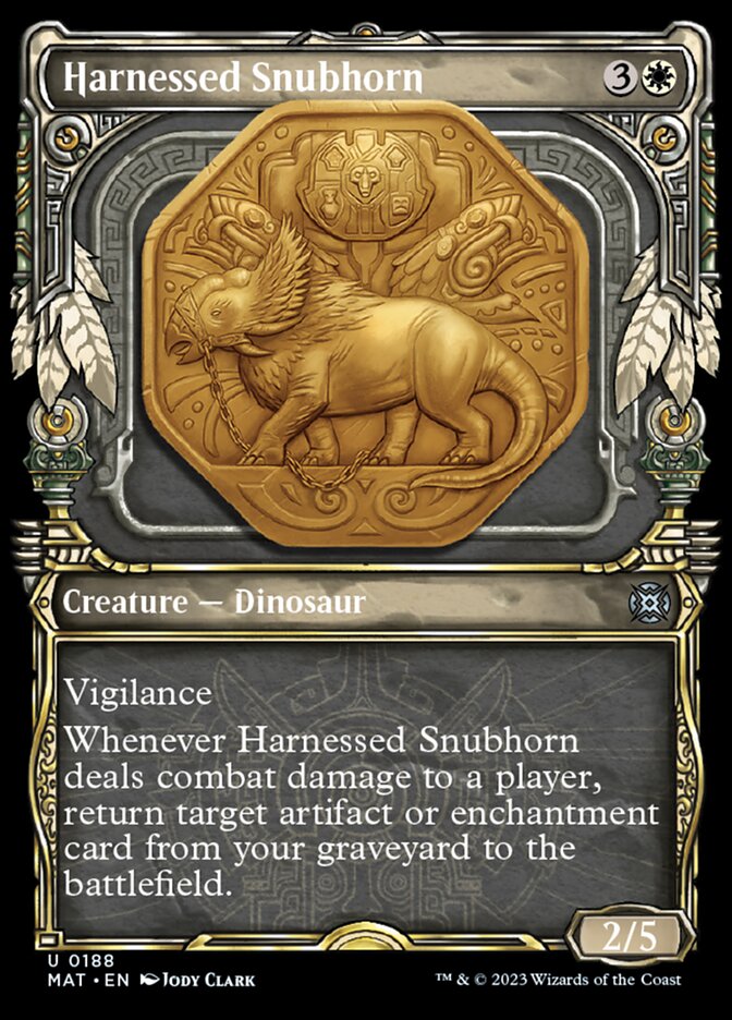 Harnessed Snubhorn - Halo Foil