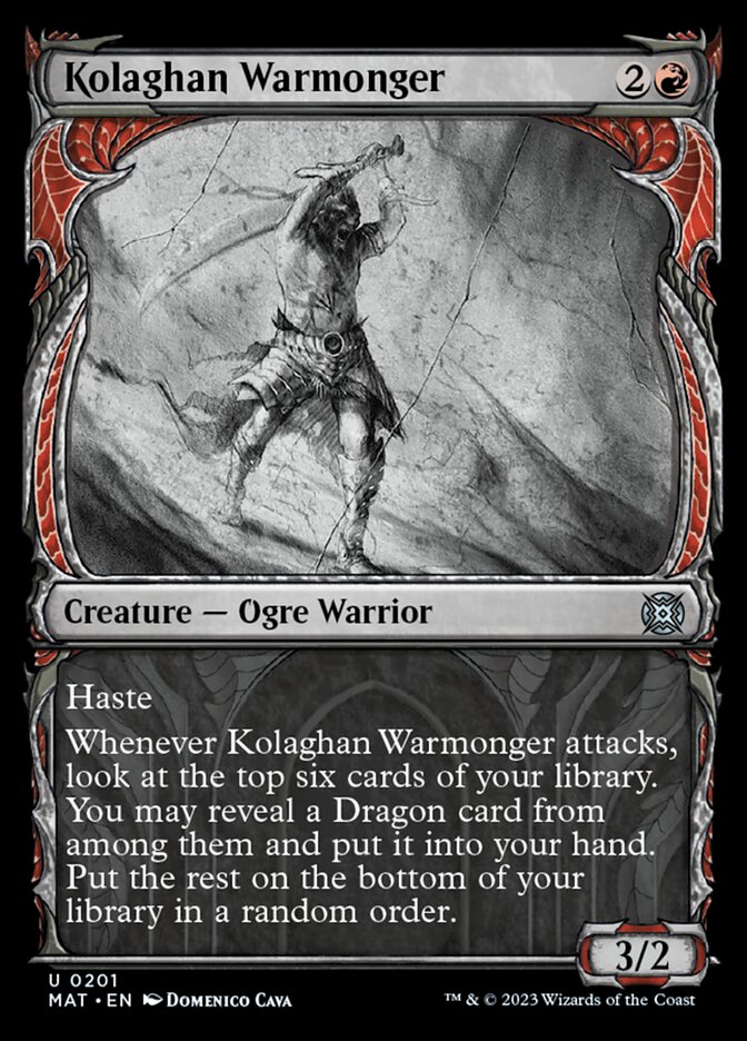 Kolaghan Warmonger - Halo Foil