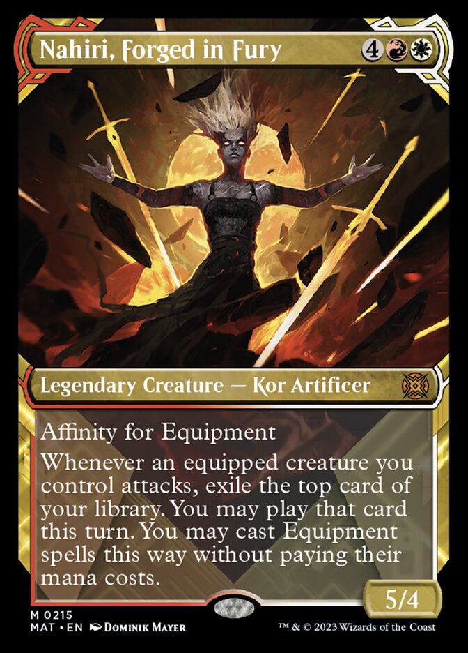 Nahiri, Forged in Fury - Halo Foil
