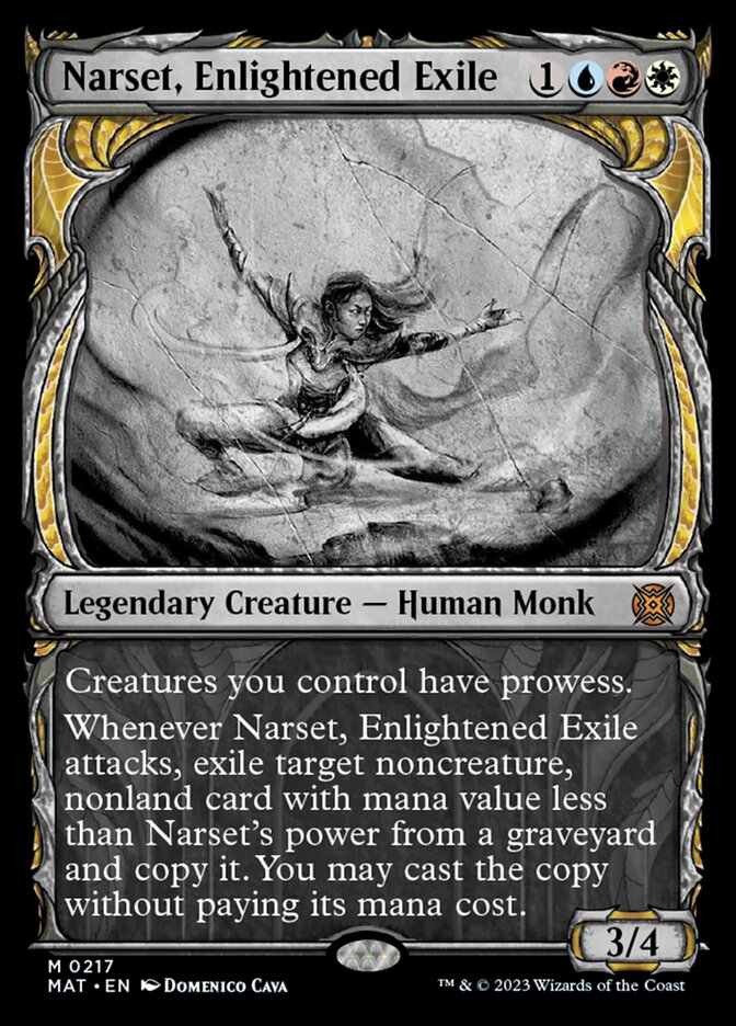 Narset, Enlightened Exile - Halo Foil