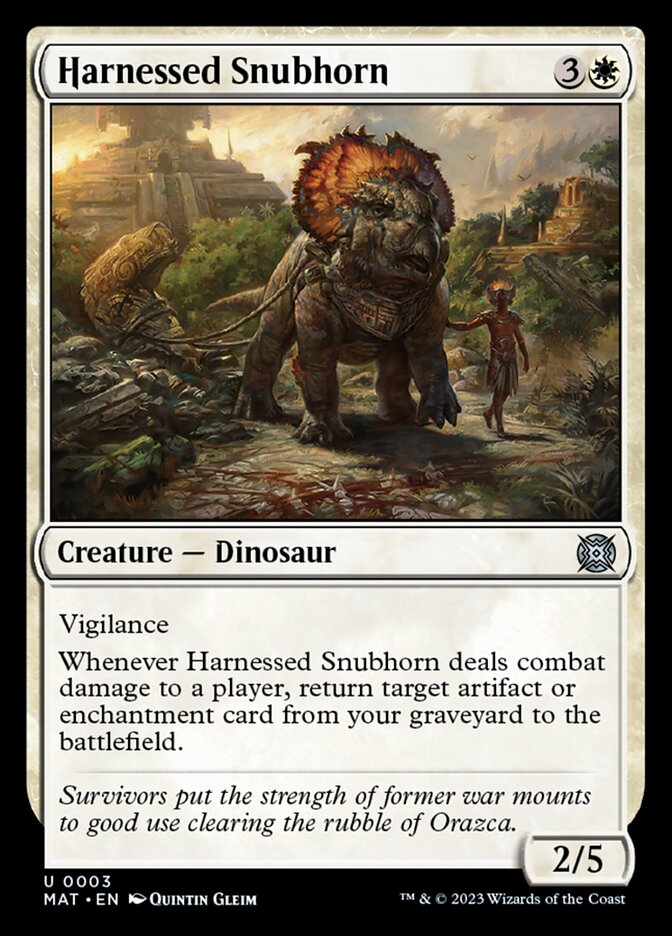 Harnessed Snubhorn - Foil