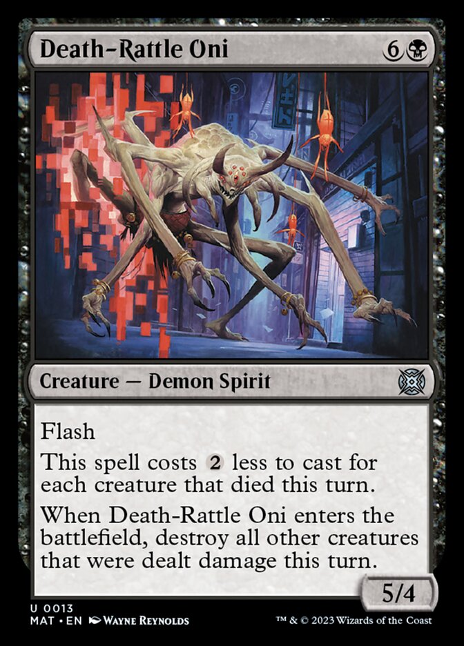 Death-Rattle Oni - Foil