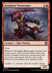 Kolaghan Warmonger - Foil