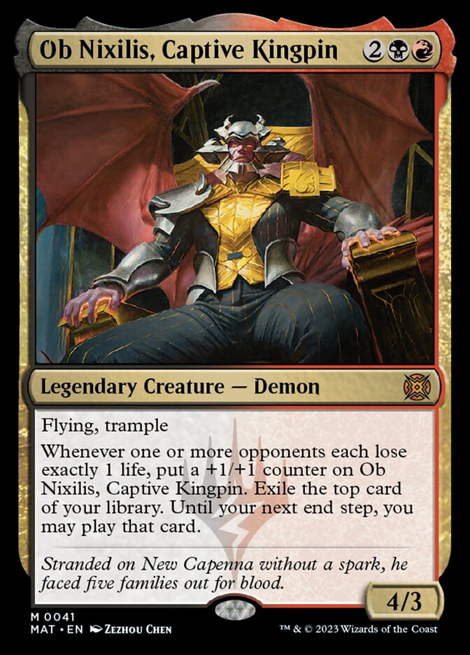 Ob Nixilis, Captive Kingpin - Foil