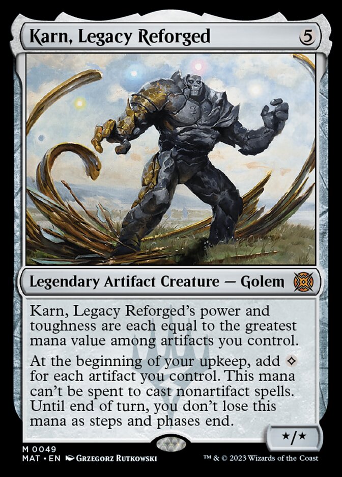 Karn, Legacy Reforged - Foil - Magic Singles » March of the 