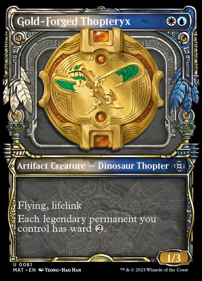 Gold-Forged Thopteryx - Foil - Showcase