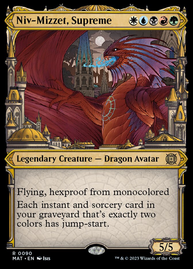 Niv-Mizzet, Supreme - Foil - Showcase
