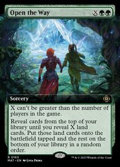 Open the Way (0163) (Extended Art) - Foil