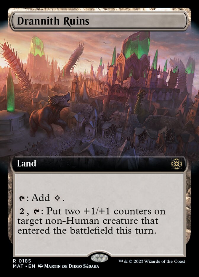 Drannith Ruins - Foil - Extended Art