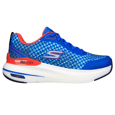Sketchers - Max Cushioning Hyper Burst-Synergy - BLUE-ORANGE