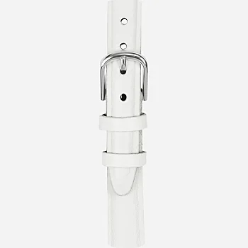Timex - 12mm Leather Strap White - TW7C02900YX