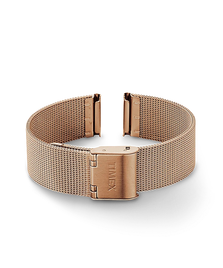Timex - 16mm Mesh Band Rose-Gold-Tone - TW7C59300YX