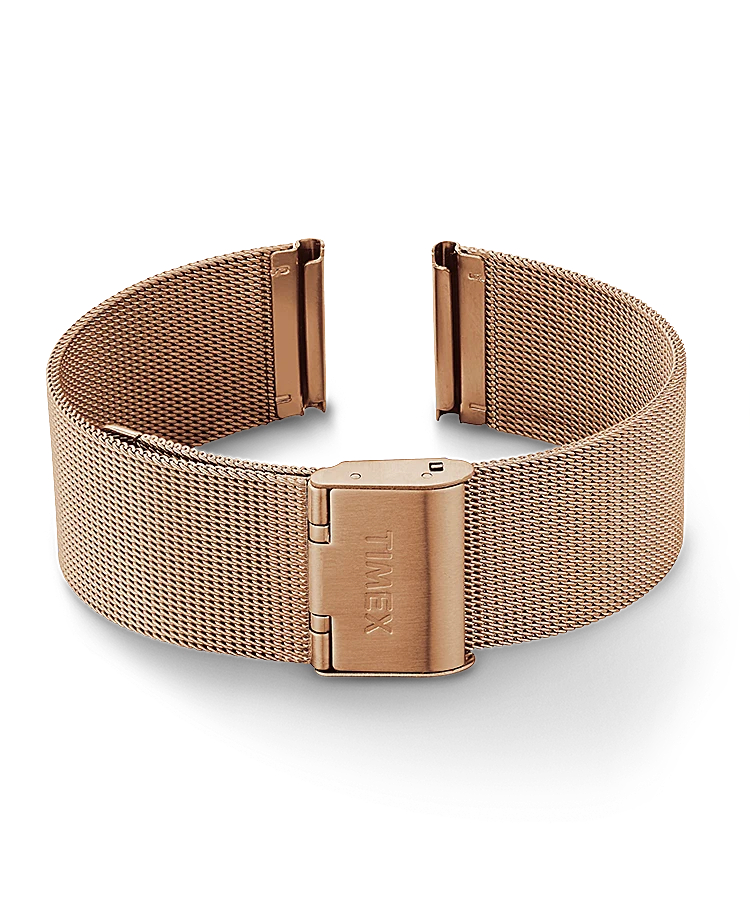 Timex - 20mm Mesh Band Rose-Gold-Tone - TW7C59100YX