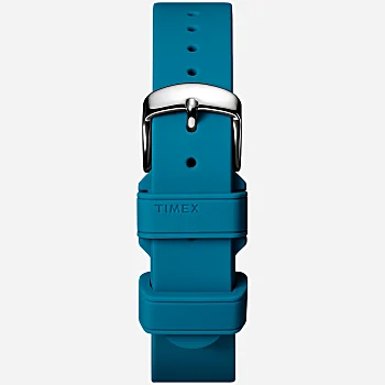 Timex - 18mm Silicone Two-Piece Strap Blue - TW7C08100YX