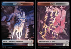 Elemental (009) // Spirit (013) Double-Sided Token - Foil