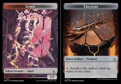 Spirit (013) // Treasure (021) Double-Sided Token - Foil