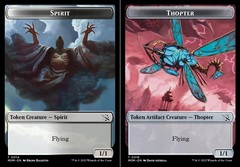 Spirit (014) // Thopter (019) Double-Sided Token - Foil