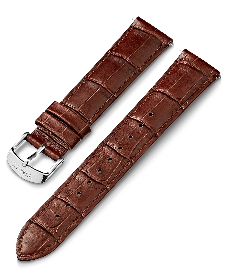 Timex - 20mm Leather Strap Brown - TW7C58700YX