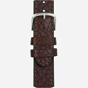 Timex - 18mm Leather Strap  Brown/Textured - TW7C01100YX