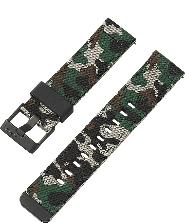 Timex - 22mm Quick-Release Fabric Strap Camo - TW7C44500YX
