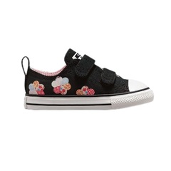 Converse - Chuck Taylor All Star Easy-On Crafted Patchwork Low Top - Black / Sunrise Pink / Vintage White