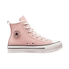 Converse - Chuck Taylor All Star EVA Lift Platform Lined Leather High Top - Stone Mauve / Vintage White / Black