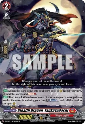 Stealth Dragon, Tsukuyodachi - D-PR/210EN - PR