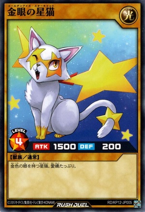 Golden-Eyes Star Cat