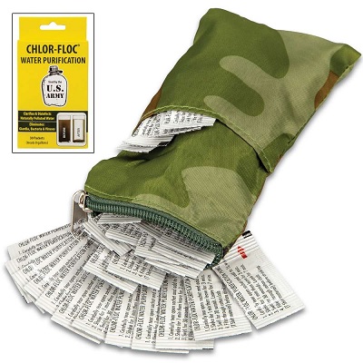 CHLOR-FLOC MILITARY WATER PURIFICATION POWDER