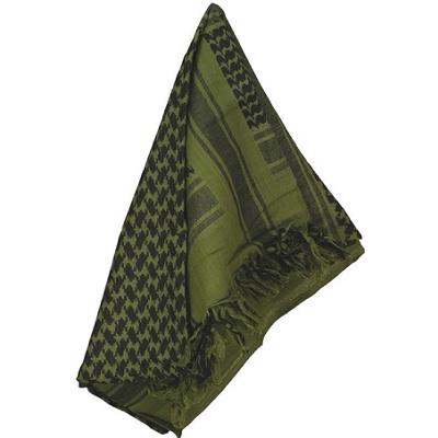 CAMCON SHEMAGH - OLIVE-BLACK
