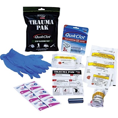 AMK TRAUMA PAK WITH QUIKCLOT