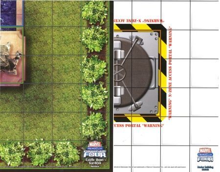Heroclix Castle Doom Gardens Outdoor Map
