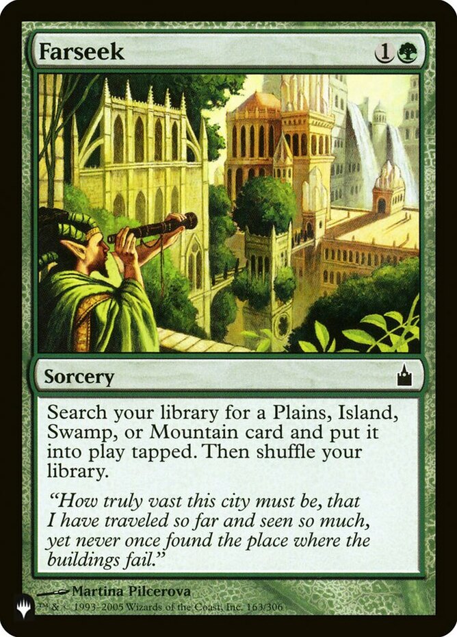 1x Farseek - Secret Lair Commander: From Cute To Brute - Near Mint