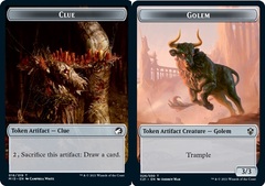 Clue // Golem Double-sided Token