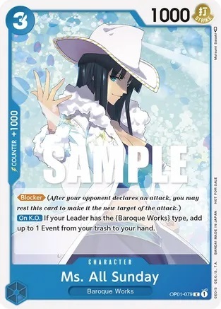 Miss All Sunday - OP01-079 - P (Promotion Pack 2023)