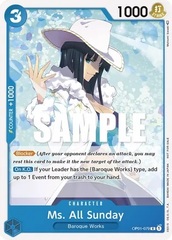 Miss All Sunday - OP01-079 - P (Promotion Pack 2023)