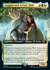 Aragorn and Arwen, Wed - Extended Art