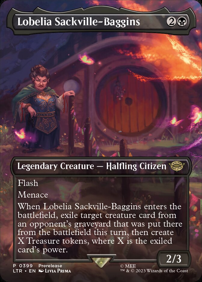 Lobelia Sackville-Baggins - Foil - Prerelease Promo