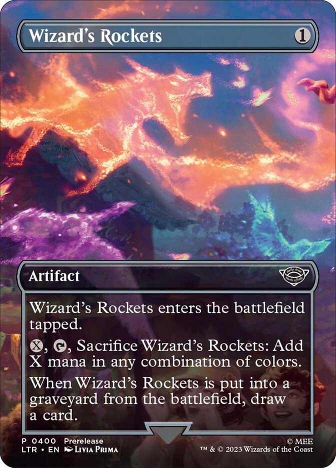 Wizards Rockets - Foil - Prerelease Promo