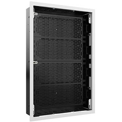 Chief Proximity PAC527LFW In-Wall Storage Box with Lever Lock and White Flange